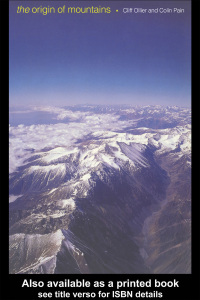 Titelbild: The Origin of Mountains 1st edition 9780415198899
