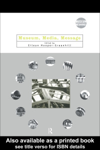 Imagen de portada: Museum, Media, Message 1st edition 9780415116725