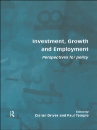 表紙画像: Investment, Growth and Employment 1st edition 9780415197793
