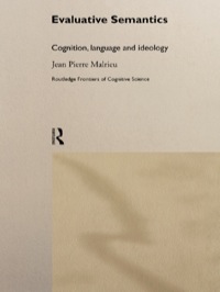 Cover image: Evaluative Semantics 1st edition 9780415647588