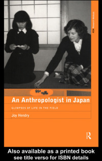 Cover image: An Anthropologist in Japan 1st edition 9780415195744