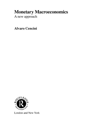 Imagen de portada: Monetary Macroeconomics 1st edition 9780415195690