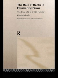 Immagine di copertina: The Role of Banks in Monitoring Firms 1st edition 9781138985506