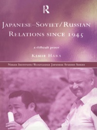 Cover image: Japanese-Soviet/Russian Relations since 1945 1st edition 9780415194990