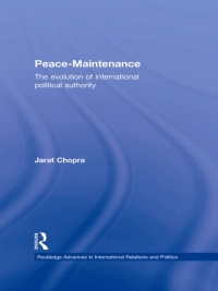 Omslagafbeelding: Peace Maintenance 1st edition 9780415194839