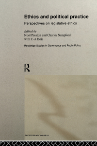 صورة الغلاف: Ethics and Political Practice 1st edition 9780415194822