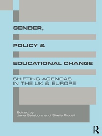 Immagine di copertina: Gender, Policy and Educational Change 1st edition 9780415194334