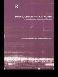 Cover image: Topics, Questions, Key Words 1st edition 9780415194044