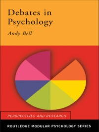Imagen de portada: Debates in Psychology 1st edition 9780415192682