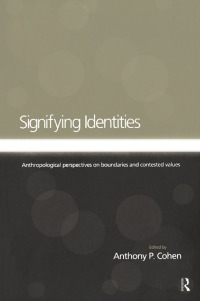 Cover image: Signifying Identities 1st edition 9780415192378