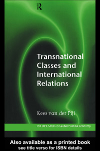 Cover image: Transnational Classes and International Relations 1st edition 9780415192002