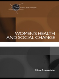 表紙画像: Women's Health and Social Change 1st edition 9780415190862