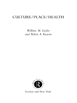 Cover image: Culture/Place/Health 1st edition 9780415190664