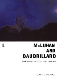 Cover image: McLuhan and Baudrillard 1st edition 9780415190619