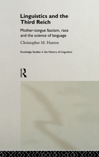 Cover image: Linguistics and the Third Reich 1st edition 9780415189545