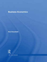 Imagen de portada: Business Economics 1st edition 9780415837651