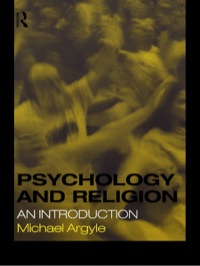 Cover image: Psychology and Religion 1st edition 9780415189064