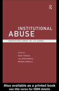 صورة الغلاف: Institutional Abuse 1st edition 9780415187022