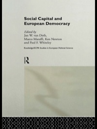 Cover image: Social Capital and European Democracy 1st edition 9780415186308