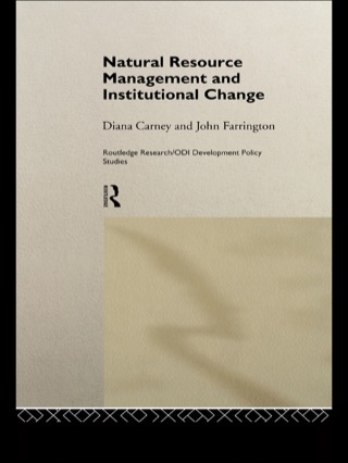Cover image: Natural Resource Management and Institutional Change 1st edition 9781138976801