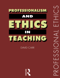 Imagen de portada: Professionalism and Ethics in Teaching 1st edition 9780415184601