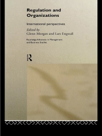 Omslagafbeelding: Regulation and Organisations 1st edition 9780415183918