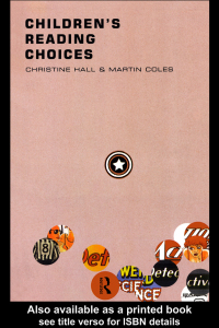 Imagen de portada: Children's Reading Choices 1st edition 9780415183871