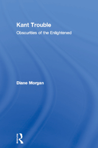 Cover image: Kant Trouble 1st edition 9780415183529