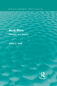 Cover image: Acid Rain (Routledge Revivals) 1st edition 9780415712774
