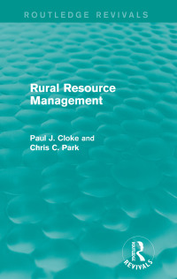 Imagen de portada: Rural Resource Management (Routledge Revivals) 1st edition 9780415712828