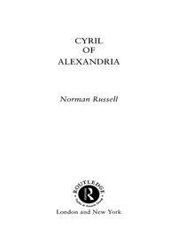 Cover image: Cyril of Alexandria 1st edition 9780415182508