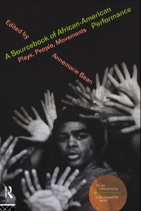 صورة الغلاف: A Sourcebook on African-American Performance 1st edition 9780415182348
