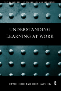 Imagen de portada: Understanding Learning at Work 1st edition 9780415182287