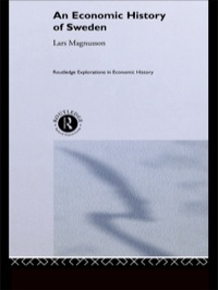 Omslagafbeelding: An Economic History of Sweden 1st edition 9780415181679
