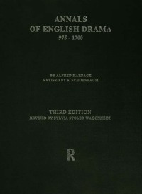 Omslagafbeelding: The Annals of English Drama 975-1700 1st edition 9780415861878