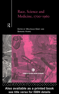 Imagen de portada: Race, Science and Medicine, 1700-1960 1st edition 9780415181525