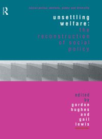 Cover image: Unsettling Welfare 1st edition 9780415181334