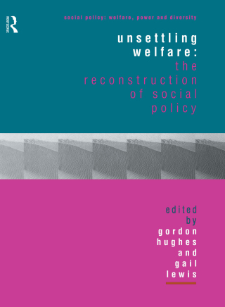Omslagafbeelding: Unsettling Welfare 1st edition 9780415181334