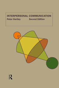 Cover image: Interpersonal Communication 2nd edition 9780415207935