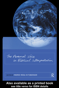 Cover image: The Personal Voice in Biblical Interpretation 1st edition 9780415181006