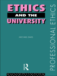 表紙画像: Ethics and the University 1st edition 9780415180979