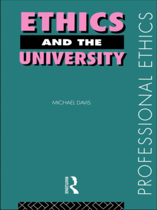 Cover image: Ethics and the University 1st edition 9780415180979