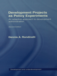 Imagen de portada: Development Projects as Policy Experiments 1st edition 9780415066228