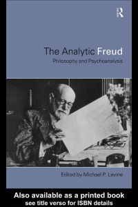 Imagen de portada: Analytic Freud 1st edition 9780415180399