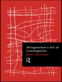 Imagen de portada: Wittgenstein's Art of Investigation 1st edition 9780415757454