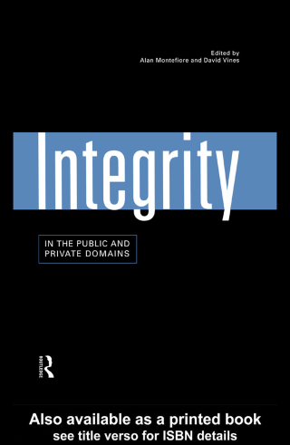 Imagen de portada: Integrity in the Public and Private Domains 1st edition 9780415180313