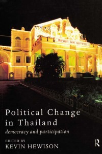 Cover image: Political Change in Thailand 1st edition 9780415179713