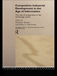 表紙画像: Competitive Industrial Development in the Age of Information 1st edition 9780415178549