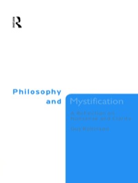 Imagen de portada: Philosophy and Mystification 1st edition 9780415757416