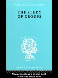 Imagen de portada: The Study of Groups 1st edition 9780415862585